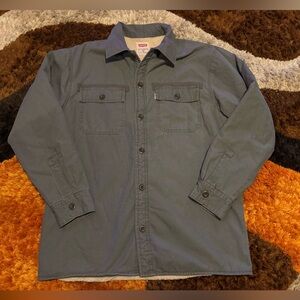 Levi’s, Men’s, Gray, Sherpa Lined, Shacket